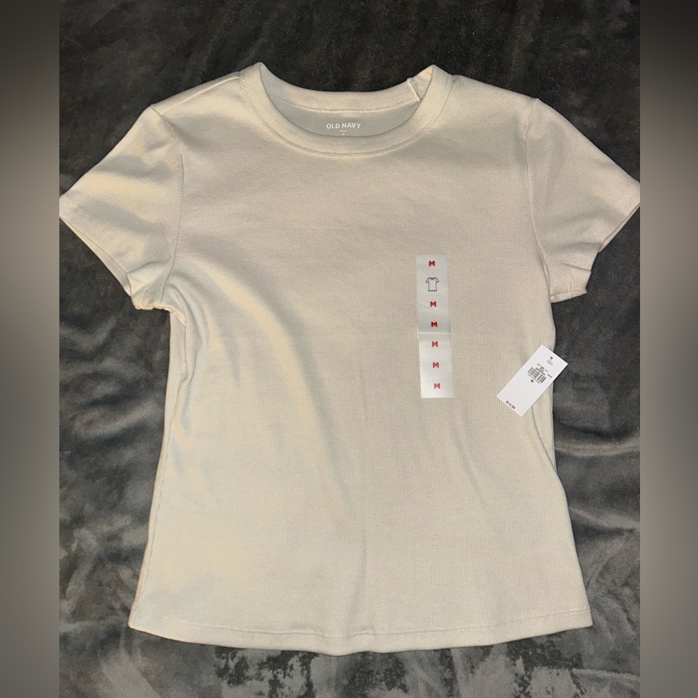 Old Navy Light Tan Crewneck Top - Picture 2 of 4